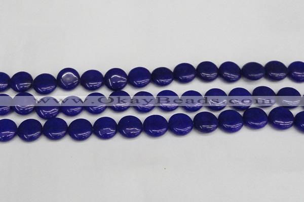 CCN3826 15.5 inches 14mm flat round candy jade beads wholesale