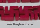 CCN3958 15.5 inches 20*20mm svastika candy jade beads wholesale