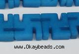 CCN3962 15.5 inches 20*20mm svastika candy jade beads wholesale