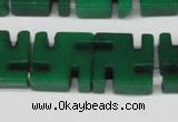 CCN3965 15.5 inches 20*20mm svastika candy jade beads wholesale