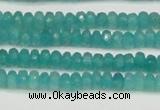 CCN4106 15.5 inches 2*4mm faceted rondelle candy jade beads