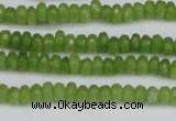 CCN4108 15.5 inches 2*4mm faceted rondelle candy jade beads