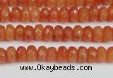 CCN4121 15.5 inches 4*6mm faceted rondelle candy jade beads