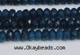 CCN4136 15.5 inches 4*6mm faceted rondelle candy jade beads