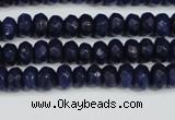 CCN4143 15.5 inches 4*6mm faceted rondelle candy jade beads