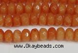 CCN4152 15.5 inches 5*8mm faceted rondelle candy jade beads