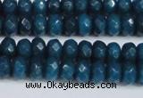 CCN4167 15.5 inches 5*8mm faceted rondelle candy jade beads