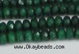 CCN4170 15.5 inches 5*8mm faceted rondelle candy jade beads