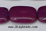 CCN4195 15.5 inches 18*25mm rectangle candy jade beads wholesale