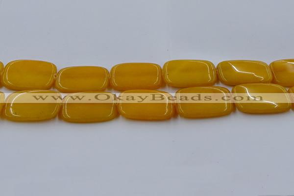 CCN4201 15.5 inches 30*40mm rectangle candy jade beads wholesale