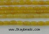 CCN4511 15.5 inches 3*5mm rice candy jade beads wholesale