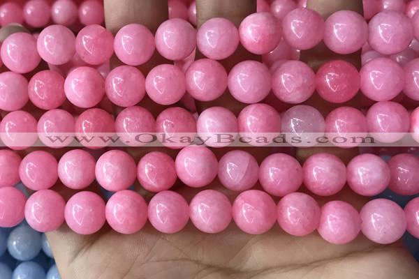 CCN5015 15.5 inches 8mm & 10mm round candy jade beads wholesale