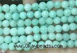 CCN5052 15.5 inches 8mm & 10mm faceted round candy jade beads