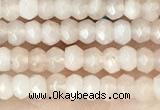 CCN5102 15 inches 3*4mm faceted rondelle candy jade beads