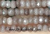 CCN5107 15 inches 3*4mm faceted rondelle candy jade beads