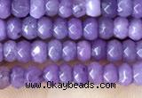 CCN5110 15 inches 3*4mm faceted rondelle candy jade beads