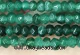 CCN5119 15 inches 3*4mm faceted rondelle candy jade beads