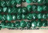 CCN5122 15 inches 3*4mm faceted rondelle candy jade beads