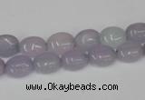 CCN514 15.5 inches 8*10mm oval candy jade beads wholesale