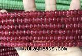 CCN5144 15 inches 5*8mm faceted rondelle candy jade beads