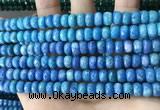 CCN5153 15 inches 5*8mm faceted rondelle candy jade beads