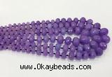 CCN5171 5*8mm - 14*20mm faceted rondelle candy jade graduated beads