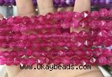 CCN5257 15 inches 8mm faceted nuggets candy jade beads