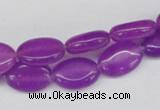 CCN529 15.5 inches 10*14mm oval candy jade beads wholesale