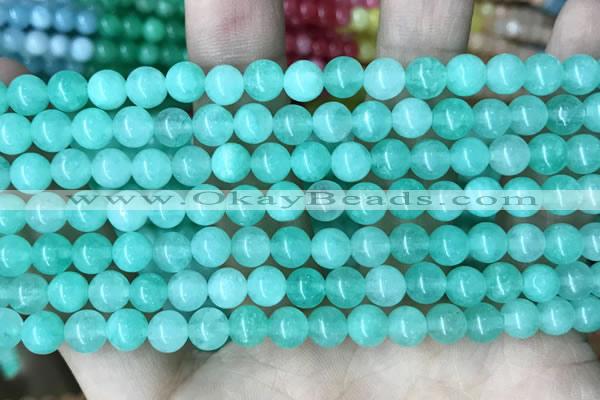 CCN5290 15 inches 6mm round candy jade beads Wholesale