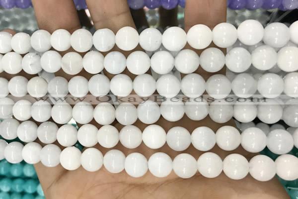 CCN5312 15 inches 8mm round candy jade beads Wholesale