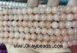 CCN5316 15 inches 8mm round candy jade beads Wholesale