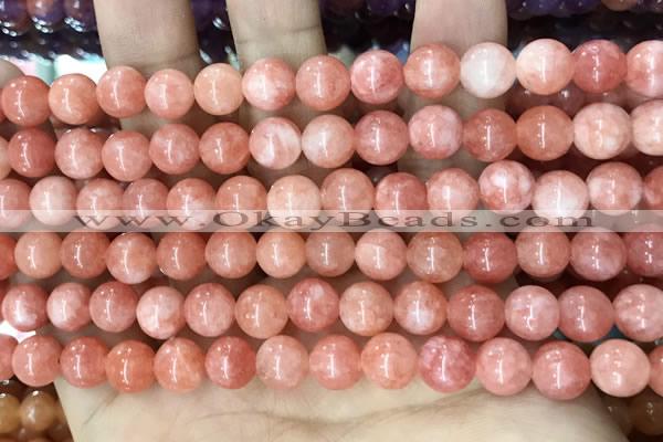 CCN5323 15 inches 8mm round candy jade beads Wholesale