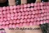 CCN5324 15 inches 8mm round candy jade beads Wholesale