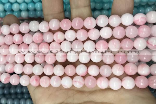 CCN5330 15 inches 8mm round candy jade beads Wholesale