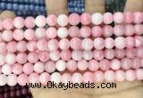 CCN5331 15 inches 8mm round candy jade beads Wholesale