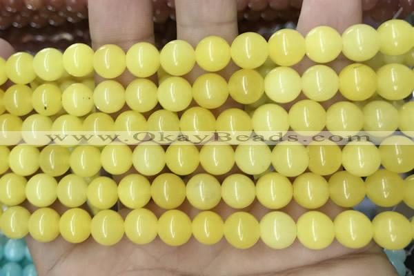 CCN5348 15 inches 8mm round candy jade beads Wholesale