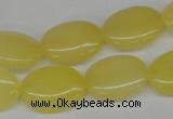 CCN535 15.5 inches 15*20mm oval candy jade beads wholesale