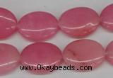 CCN536 15.5 inches 15*20mm oval candy jade beads wholesale