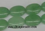 CCN538 15.5 inches 15*20mm oval candy jade beads wholesale