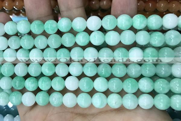 CCN5407 15 inches 8mm round candy jade beads Wholesale