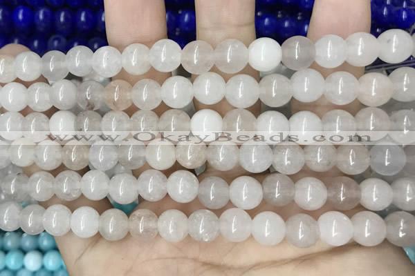 CCN5440 15 inches 8mm round candy jade beads Wholesale