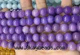 CCN5529 15 inches 8mm round candy jade beads Wholesale