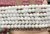 CCN5573 15 inches 8mm round matte candy jade beads Wholesale