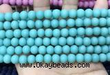 CCN5608 15 inches 8mm round matte candy jade beads Wholesale