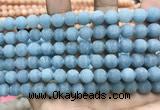 CCN5610 15 inches 8mm round matte candy jade beads Wholesale