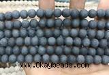 CCN5632 15 inches 8mm round matte candy jade beads Wholesale