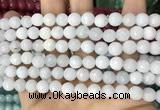 CCN5650 15 inches 8mm faceted round candy jade beads