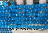 CCN5663 15 inches 8mm faceted round candy jade beads