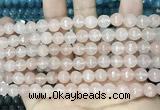 CCN5677 15 inches 8mm faceted round candy jade beads