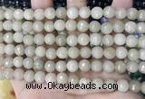 CCN5683 15 inches 8mm faceted round candy jade beads